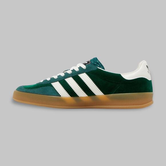 Gucci x Adidas Gazelle Green Suede Sneakers – Women’s Size 10 - Picture 3 of 11